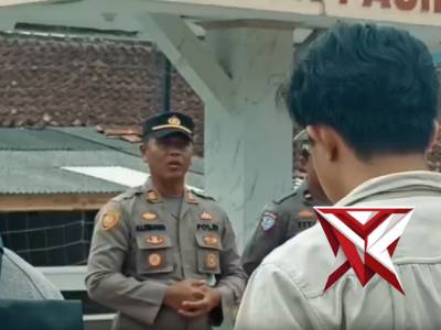 Polsek Pasirjambu melaksanakan Operasi Gabungan Zero Knalpot Brong
