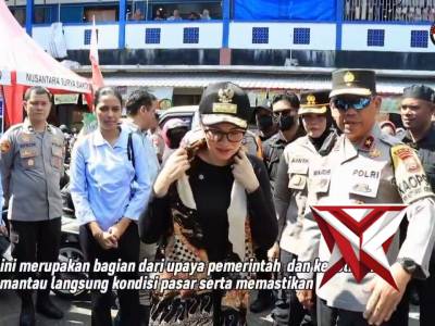 KAPOLDA MALUKU UTARA RUTIN CEK KETERSEDIAAN SEMBAKO