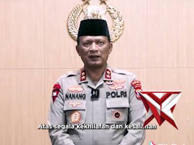 ucapan selamat hari raya idul fitri 1447 H dari Kapolda Jatim