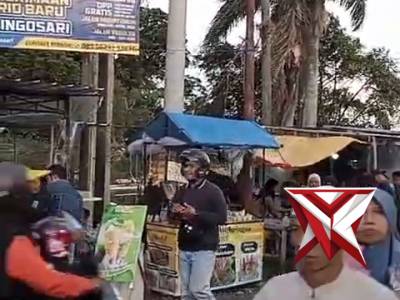 Patroli ngabuburit menjelang buka Puasa dilokasi para Pedagang/Penjual Takjil guna antisipasi 3C