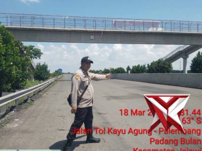GIAT PATROLI JEMBATAN PENYEBRANGAN ORANG (JPO) KM 340 DESA PEMATANG KIJANG-KM 343 DESA PADANG BULAN
