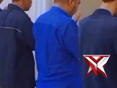 Kanit Intelkam Pimpin Sholat tarawih bersama perwakilan perguruan silat kec. waru