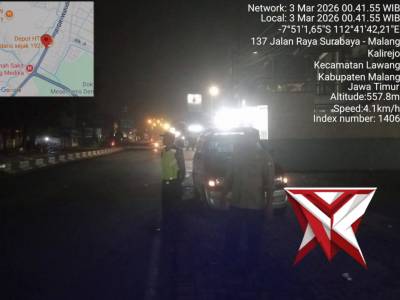 Blue Light Patrol malam dan Patroli 3C Antisipasi balap liar guna tercipta Siskamtibmas