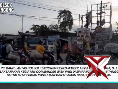 COMMANDER WISH PAGI POLSEK KENCONG - PoliceTube