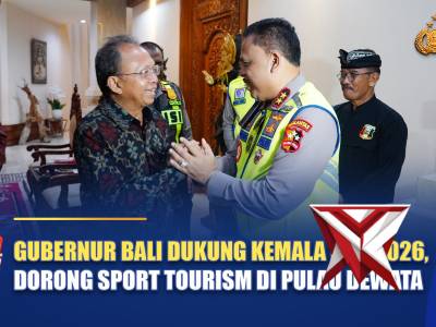 GUBERNUR BALI DUKUNG KEMALA RUN 2026, DORONG SPORT TOURISM DI PULAU DEWATA | NTMC POLRI