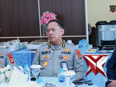 Kapolda Sumatera Selatan, Irjen Pol Dr. Sandi Nugroho, memimpin kegiatan Coffee Morning