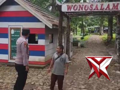 Himbauan harkamtibmas di kawasan wisata wonosalam