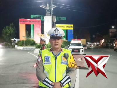 Laporan situasi arus lalulintas di simpang tiga burung anggang dalam rangka Ops Kepolisian Terpusat