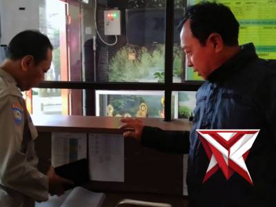 Serah terima piket penjagaan