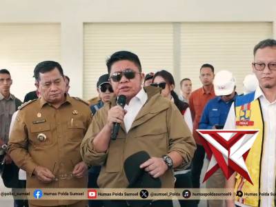 Kapolda Sumsel Melaksanakan Pengecekan Jalur Tol Kapal Betung