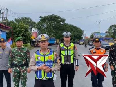 Pantauan arus lalu lintas di wilayah hukum polres muratara