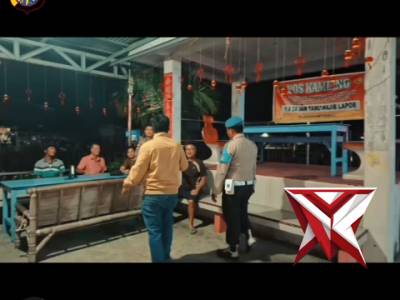 kapolsek panipahan melakukan patroli satkamling - PoliceTube