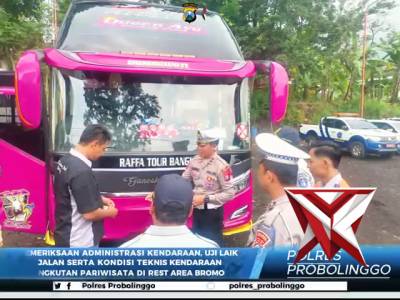 Rampcheck Gabungan Bus Pariwisata Bromo