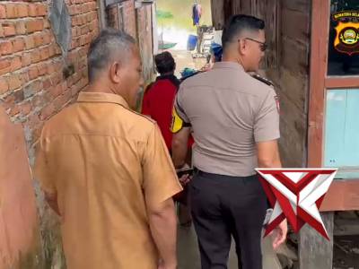 Penanaman jagung polsek pemulutan