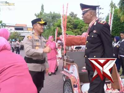 Upacara Laporan Kenaikan Pangkat Periode 1 Januari 2026 Dan Wisuda Purna Bakti Polres Probolinggo