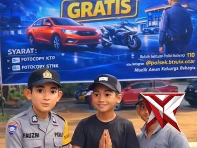 *Pelayanan Penitipan Kendaraan Gratis di Polsek BTS Ulu*