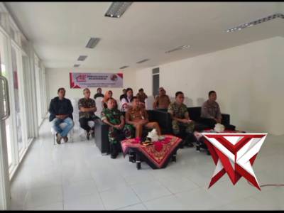 Kegiatan zoom meeting dengan  wakil panglima TNI di KDMP Kedung pedaringan.