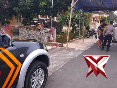 Pengamanan pasar takjil desa sambigede