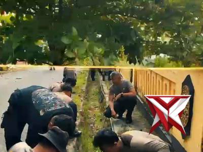 Dukung Program Indonesia Asri, Polres Kobar Laksanakan Jumat Bersih Di Sekitar Mako