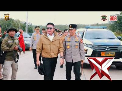 Kapolda Sumsel Melaksanakan Pengecekan Jalur Tol Kapal Betung