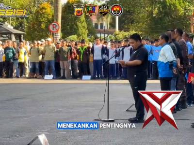 KEGIATAN APEL BESAR KEBERSIHAN LINGKUNGAN BERSAMA FORKOPIMDA KABUPATEN SUBANG