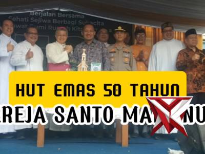 Amankan Perayaan Syukur HUT Emas 50 Tahun Gereja Santo Martinus Lanud Sulaiman dengan Kehadiran Ribu