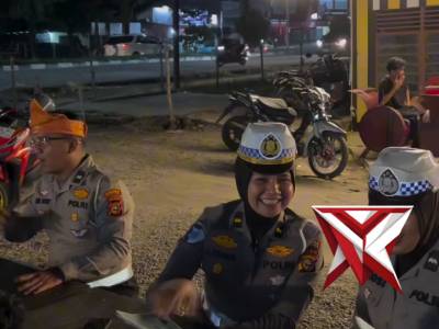 SOSIALISASI TERTIB DALAM BERLALU LINTAS UNIT LANTAS POLSEK UJUNGBATU