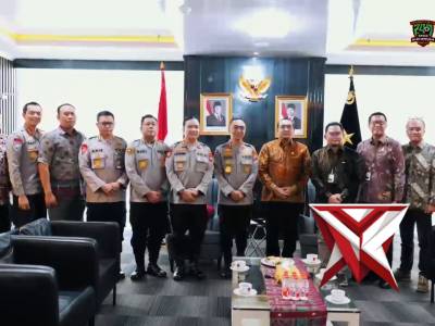 Kapolda Sumatera Selatan Irjen Pol Dr. Sandi Nugroho menerima audiensi jajaran pimpinan PLN UID S2JB