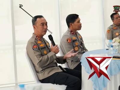 Kapolda Sumatera Selatan, Irjen Pol Dr. Sandi Nugroho, memimpin kegiatan Coffee Morning sekaligus An - PoliceTube