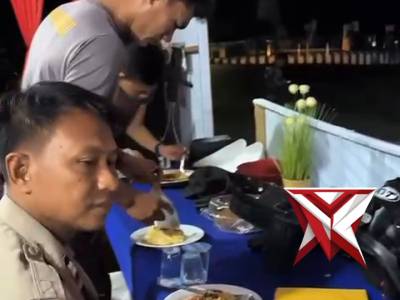 Kebersamaan anggota pos PAM