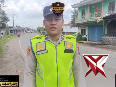 Pantauan arus balik lebaran Polsek Muara Kelingi