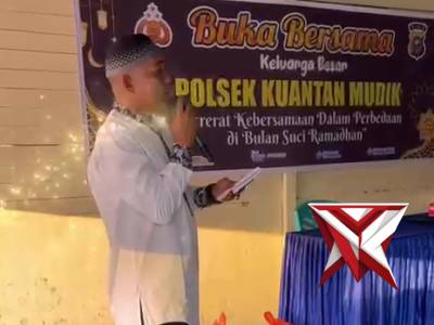 Buka bersama Polsek Kuantan mudik