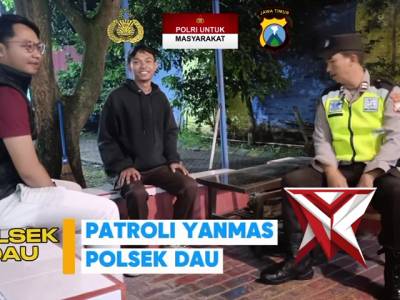 PATROLI YANMAS MALAM POLSEK DAU