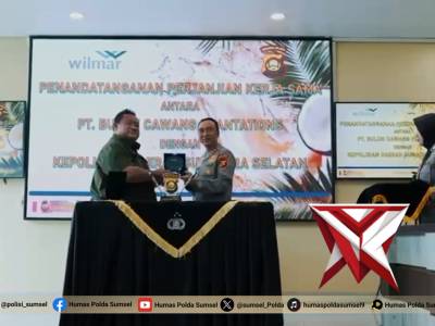 Sinergi Keamanan dan Industri Sawit. Polda Sumsel Jalin Kerjasama dgn PT. Buluh Cawang Plantation