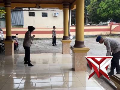 WUJUDKAN KENYAMANAN IBADAH DI BULAN SUCI, POLRES BAUBAU GELAR KORVE DI TEMPAT IBADAH - PoliceTube