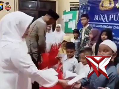 Polsek Jambangan Laksanakan Buka Puasa Bersama dan Santunan