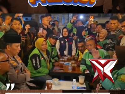 Kapolri Listyo sigit prabowo menyambangi kedai ado presisi