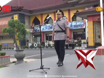 Wakapolrestabes Palembang Pimpin Upacara hari Juang Polri 2025 - PoliceTube