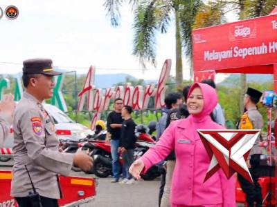 Cek Kesiapan Personel, Kapolres Trenggalek Kunjungi Pos Pelayanan dan Pengamanan Lebaran