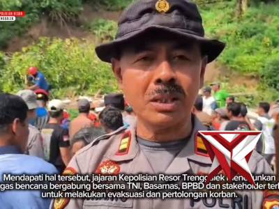 Satgas Bencana Polres Trenggalek bersama Stakeholder Evakuasi Korban Tanah Longsor
?