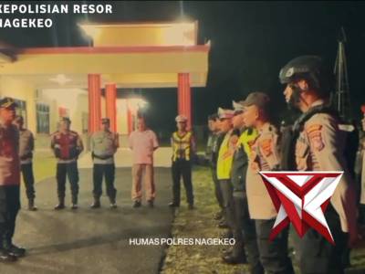 Jaga keamanan dan kenyamanan sholat taraweh, Polres Nagekeo lakukan Patroli Dialogis