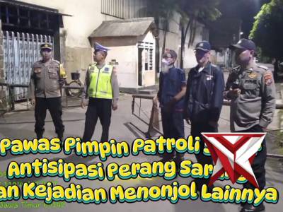 Polsek Simokerto Laksanakan Patroli sahur Jaga Kamtibmas Saat Ramadhan