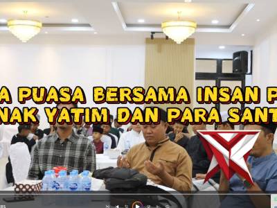 KAPOLRES KETAPANG BERBUKA PUASA BERSAMA AWAK MEDIA DAN ANAK YATIM SERTA PARA SANTRI