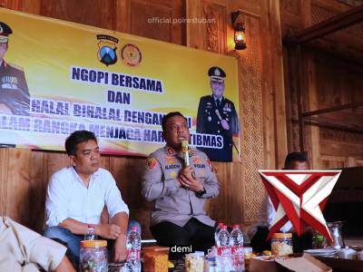 NGOPI BERSAMA DAN HALAL BIHALAL DENGAN PKDI TUBAN