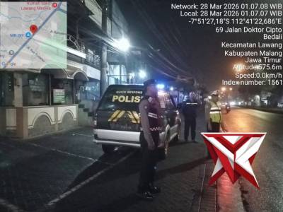Patroli balap liar guna tercipta nya Siskamtibmas pada Dini hari di Daerah Hukum Polsek Lawang - PoliceTube