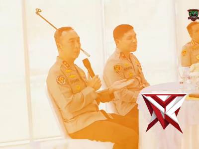 Kapolda Sumatera Selatan, Irjen Pol Dr. Sandi Nugroho, memimpin kegiatan Coffee Morning