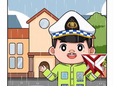 YANG DULUAN PEGANG TIANG LISTRIK JADI PEMENANG. YANG KALAH TRAKTIR MAKAN BAKSO!"