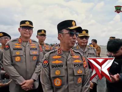 Pengecekan jalan tol terbanggi