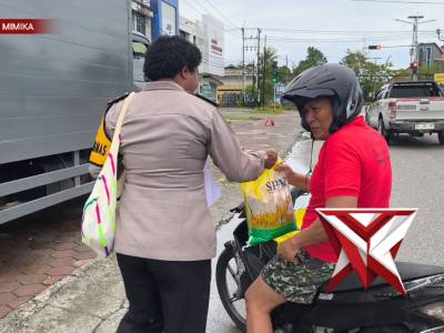 Gerakan Pangan Murah Polres Mimika