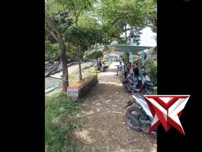 Anggota Polsek Pagak laksanakan patroli siang di wisata mahoni dempok desa gampingan antisispasi 3 C